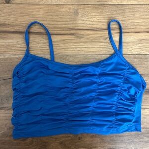 Blue Cropped Tank